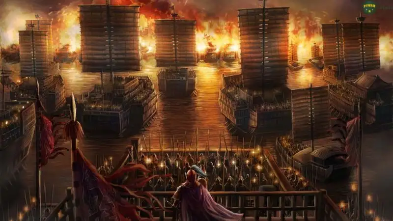 Battle of Red Cliffs: Fire Attack Defeats Cao Cao